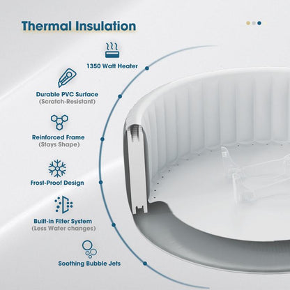 Relxtime Inflatable Hot Tub